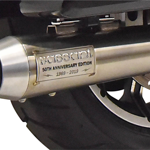 BASSANI XHAUST 50th Anniversary 2:1 Exhaust - Stainless Steel - M8 FL 50th Anniversary 2:1 Exhaust System - Team Dream Rides