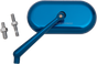 ARLEN NESS Oval Mirror - Blue - Left Mirror - Team Dream Rides
