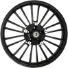 COASTAL MOTO Front Wheel - Atlantic - Black - 21 x 3.5 - 00-07 FL Precision Cast Custom 3D Front Wheels - Team Dream Rides