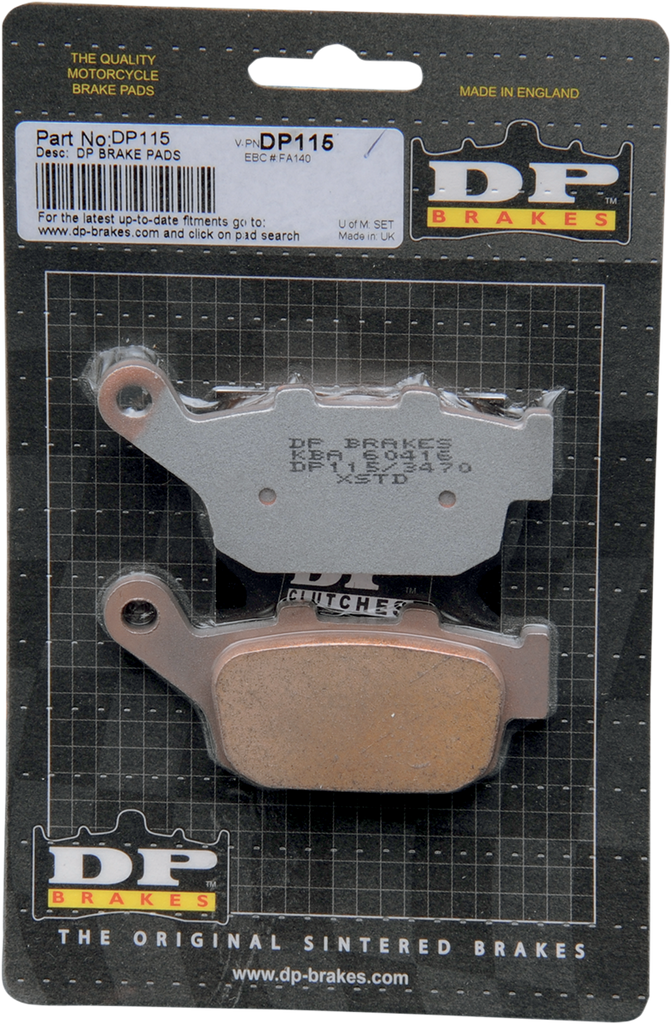 DP BRAKES Standard Brake Pads Standard DP Sintered Brake Pads - Team Dream Rides