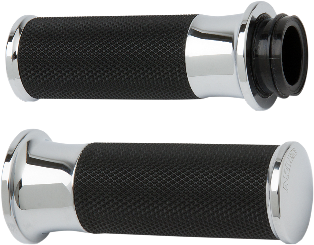 ARLEN NESS Chrome Smoothie Grips for Cable Fusion Smooth Grips - Team Dream Rides