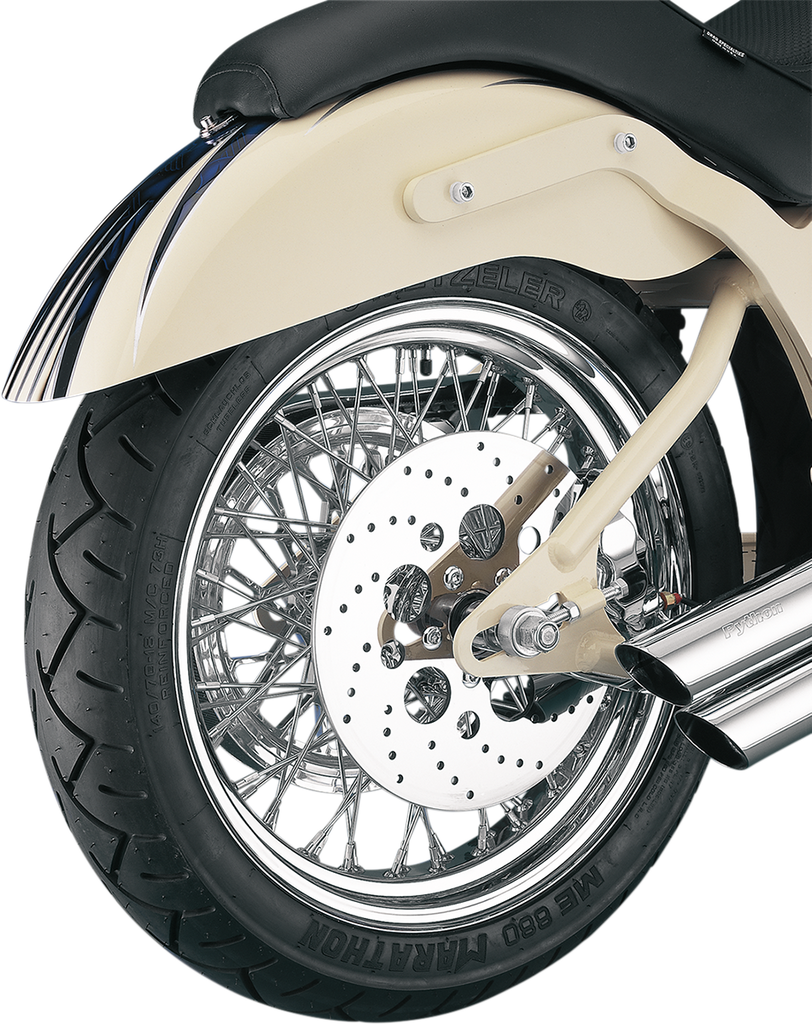 PRO-ONE PERF.MFG. Brake Rotor - 11.5" - Rear Polished Stainless Steel Rotor - Team Dream Rides
