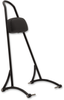 BURLY BRAND Tall Sissy Bar - Black Tall Sissy Bar with Backrest Pad - Team Dream Rides