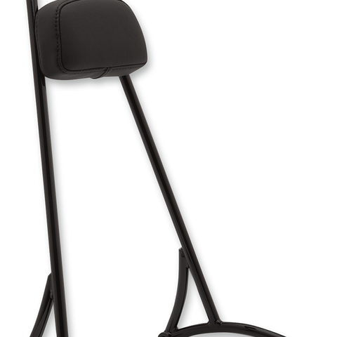 BURLY BRAND Tall Sissy Bar - Black Tall Sissy Bar with Backrest Pad - Team Dream Rides