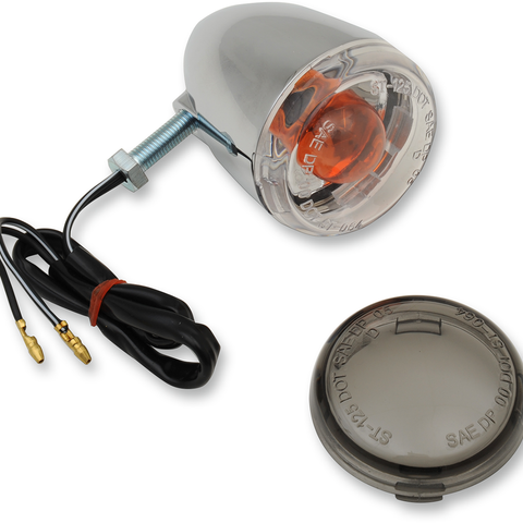 DRAG SPECIALTIES Rear Turn Signal 1156 - Chrome DOT-Certified Turn Signal - Team Dream Rides