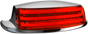 CUSTOM DYNAMICS Fender Tip Light - Red Lens - Chrome LED Fender Tip Taillight - Team Dream Rides
