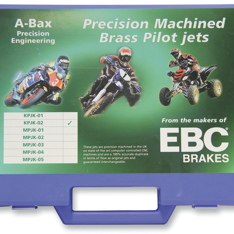 EBC Keihin Pilot Assortment A-Bax Precision Keihin-Style Pilot Jet Dealer Kit - Team Dream Rides