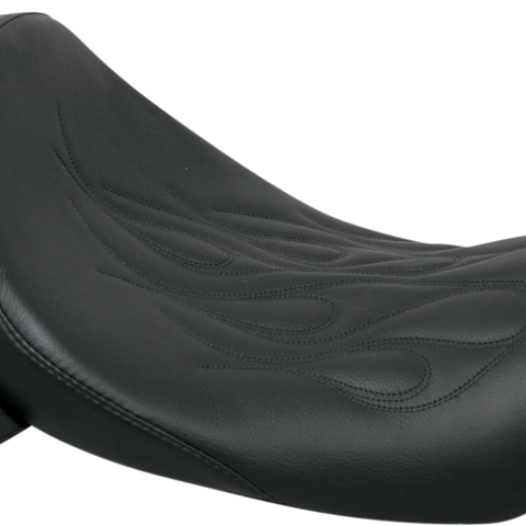 DANNY GRAY Buttcrack Seat - FXD '06-'17 Buttcrack™ Solo Seat — Flame Stitched - Team Dream Rides