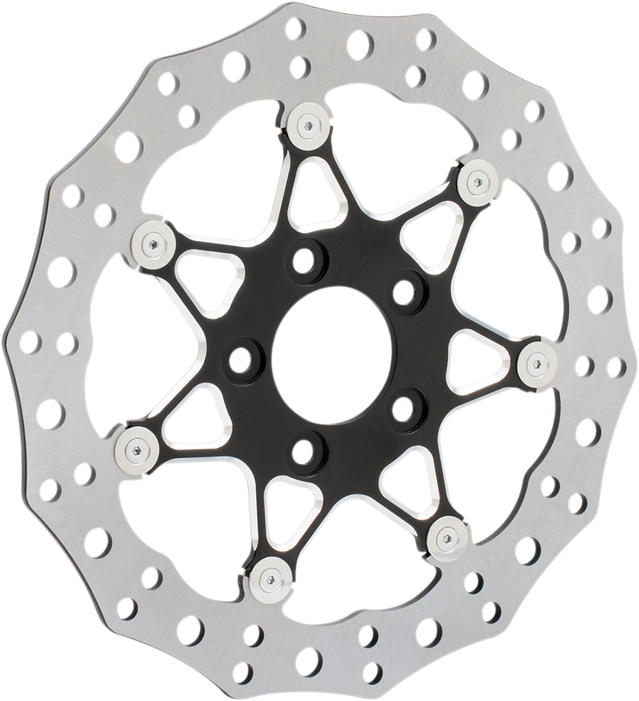 ARLEN NESS Front Rotor - Procross - 11.8" - Black Two-Piece Floating Brake Rotor - Team Dream Rides