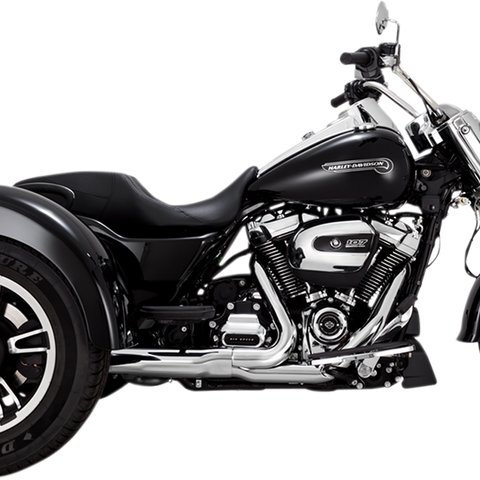 VANCE & HINES Twin Slash Mufflers - FLRT Twin Slash Slip-On Mufflers - Team Dream Rides