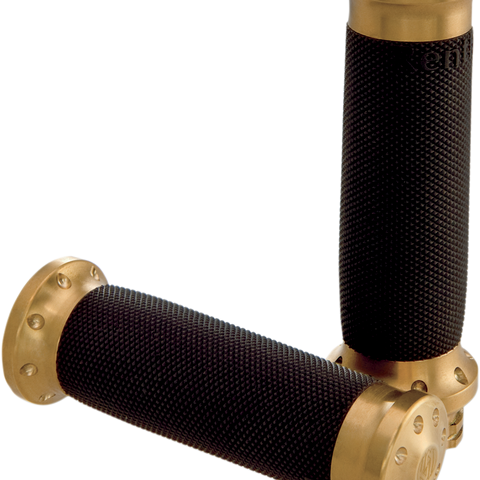 RSD Brass Tracker Grips for Cable Tracker Grips - Team Dream Rides