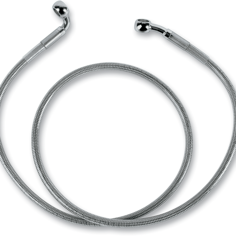 DRAG SPECIALTIES Front Brake Line - FXST '99-'07 Stainless Steel Brake Line Kit - Team Dream Rides