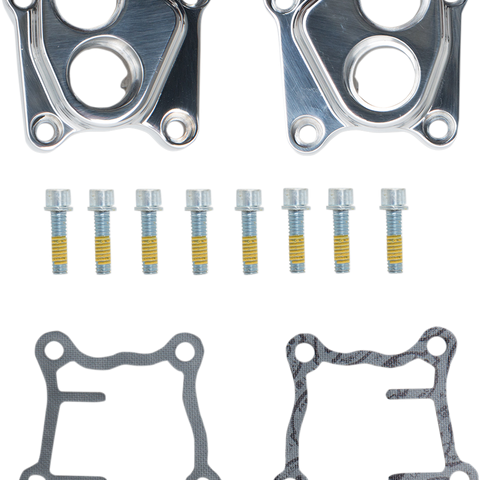 S&S CYCLE Chrome Billet Lifter Cover 99-17 Twin Cam Billet Tappet Covers - Team Dream Rides