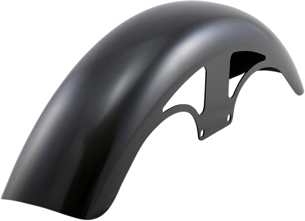 KLOCK WERKS P-Tom Front Fender Kit - Black - Steel - 19" Hugger Series Front Fender - Team Dream Rides