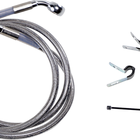 DRAG SPECIALTIES Brake Line - Front - +6