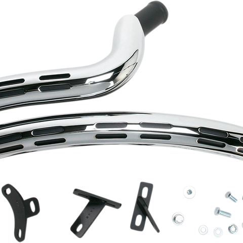 BASSANI XHAUST Sweeper Exhaust - Black/Chrome Radial Sweeper Exhaust - Team Dream Rides