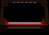 CUSTOM DYNAMICS Dual License Plate Frame - Black Dual LED License Plate Frame - Team Dream Rides
