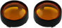 CUSTOM DYNAMICS Bullet Signal Lenses - Black/Amber Bezel/Lenses for ProBEAM® Bullet Turn Signals - Team Dream Rides