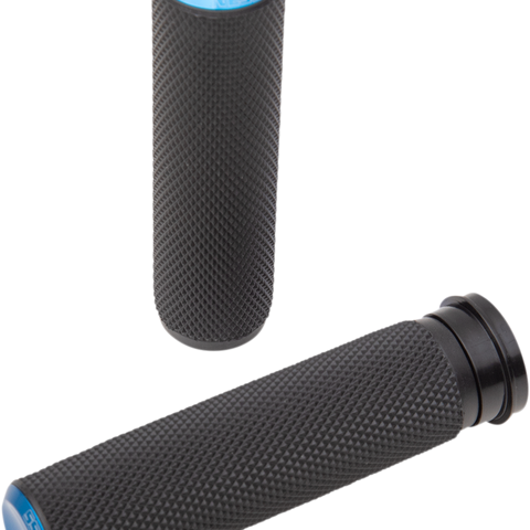 ARLEN NESS Blue Knurled Grips for TBW Fusion Knurled Grips - Team Dream Rides