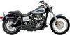 COBRA Speedster Swept Short Exhaust - Black - '06-'11 Dyna Speedster Swept Short Exhaust System - Team Dream Rides