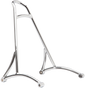 BURLY BRAND Sissy Bar - Short - Chrome - Dyna Short Sissy Bar - Team Dream Rides
