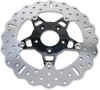 EBC Brake Rotor - Black Carrier - FSD012CBLK FSD Series Stainless Steel Front Brake Rotor for Big Twins - Team Dream Rides