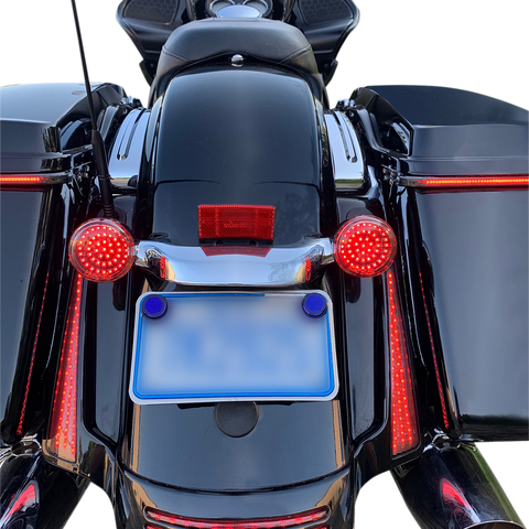 DRAG SPECIALTIES Bullet-Style Turn Signal Insert - Red LED Turn Signal Inserts - Team Dream Rides