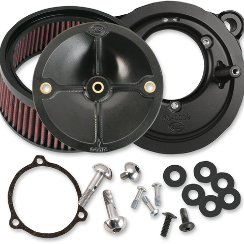 S&S CYCLE Air Cleaner Stealth for/58Mm Throttle Body Super Stock™ Stealth Air Cleaner Kit - Team Dream Rides