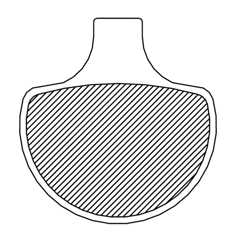 DRAG SPECIALTIES Sintered Metal Brake Pads - Harley-Davidson Sintered Metal Harley/Buell Brake Pads - Team Dream Rides